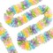 33FT Easter Tinsel Garland Colorful Metallic Twist Foil Tinsel Garland Glitter Spring Hanging Garland for Easter Party Door Tree Indoor Outdoor Decoration
